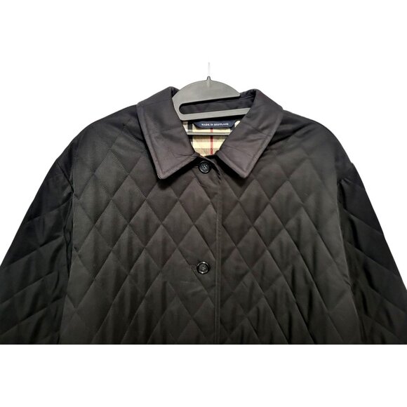 Burberry London Quilted Barn Jacket Nova Check Lining - Picture 3 of 16